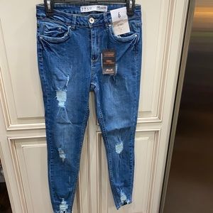 Primark distressed skinny jeans